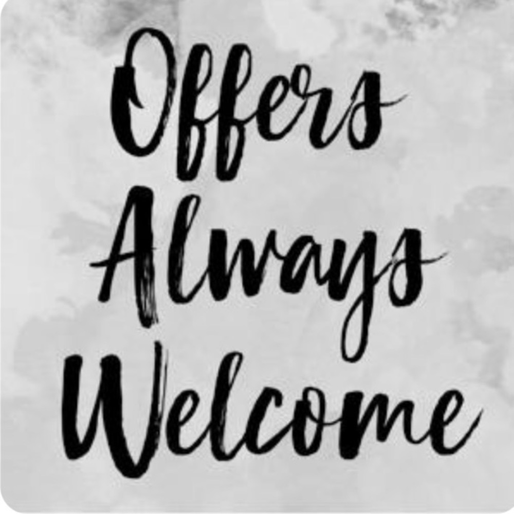 Offers welcome!